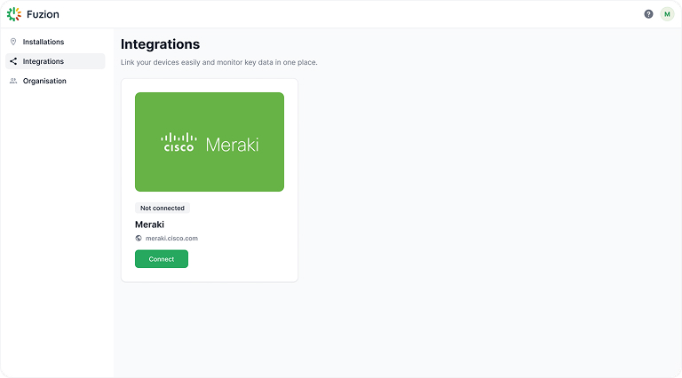 Dashboard integration setup