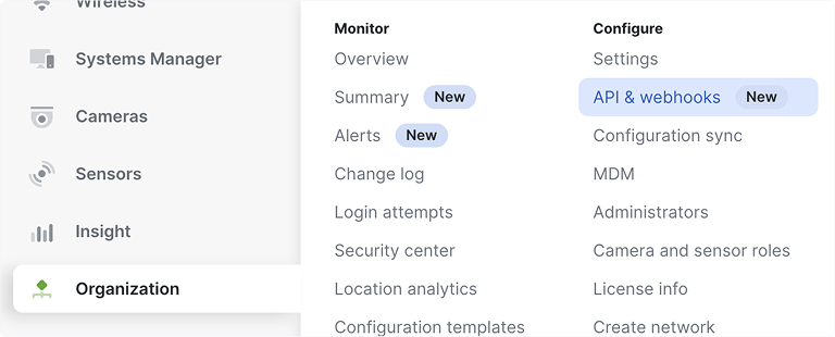 Dashboard integration setup
